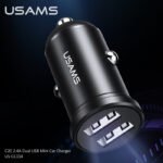 USAMS Полнач за во автомобил US-CC114 C20 2.4A - Image 2