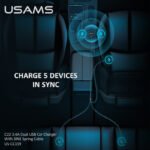 USAMS Полнач за во автомобил 3 во 1 US-CC119 - Image 4