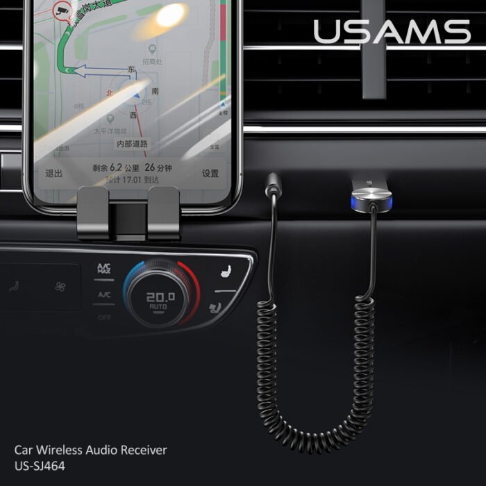 USAMS AUX BT спирален кабел US-SJ464 - Image 5