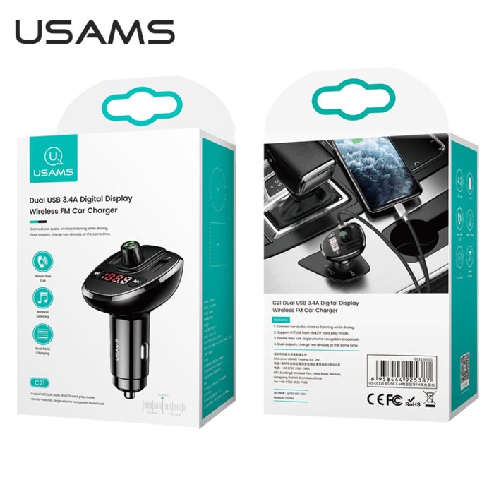 USAMS ФМ МП3 Трансмитер US-CC115 C21 - Image 6