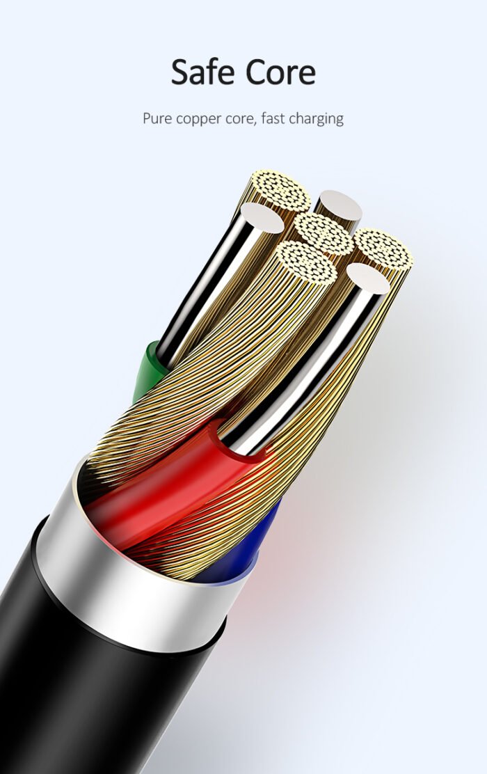 USAMS Кабел US-SJ364 U35 Iphone Charging & Data Cable 1M - Image 4