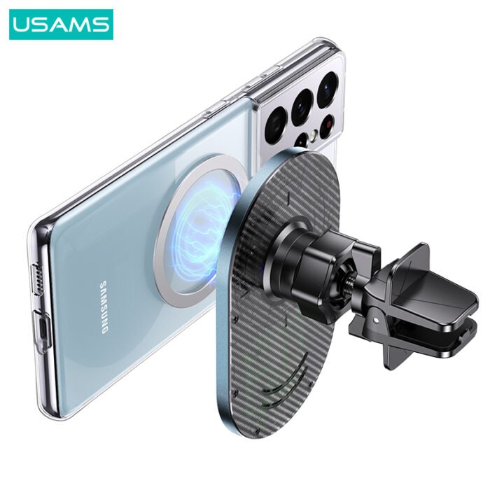 USAMS Магнетен држач со безжичен полнач US-CD170 15W - Image 5
