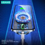 USAMS Магнетен држач со безжичен полнач US-CD170 15W - Image 7