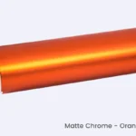 Low Tack Vinyl Chrome Matte Orange