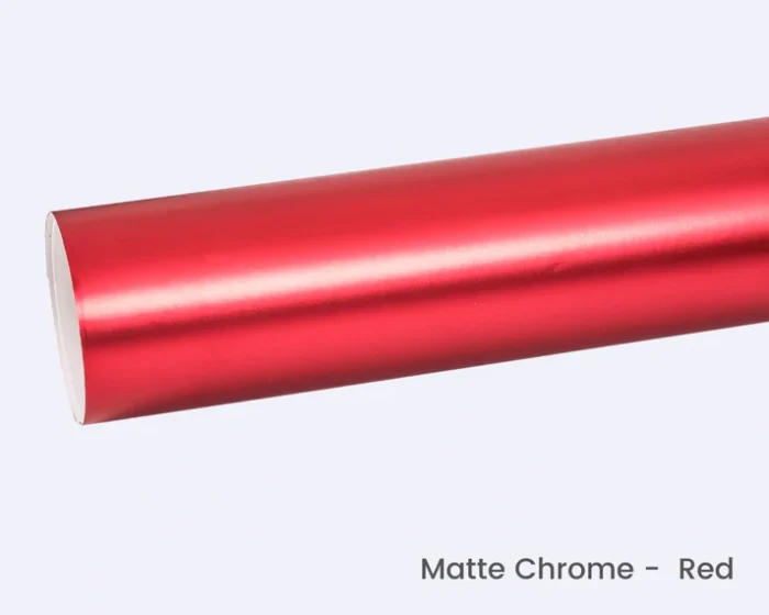 Low Tack Vinyl Chrome Matte Red - Image 1