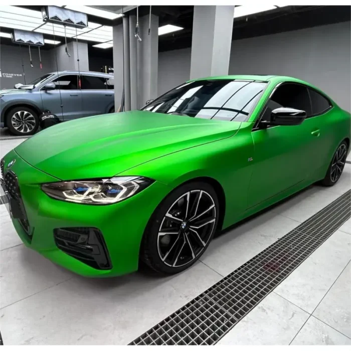 Low Tack Vinyl Chrome Matte Green - Image 2