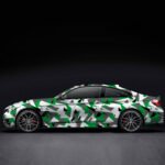 Printed Camouflage Green Vinyl