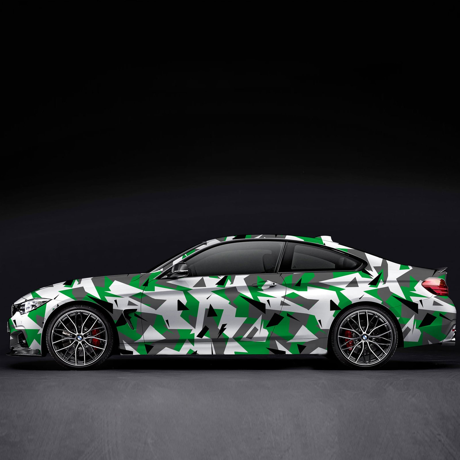 zelena camouflage Printed Camouflage Green Vinyl - Image 1