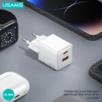 USAMS Брз полнач за телефон US-CC189 - црн - Image 5