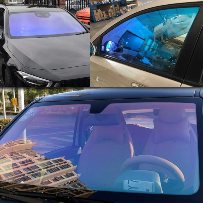 Chameleon Car Window Tint FilmBlue Purple 7099 - Image 1