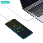 USAMS Кабел US-SJ613 U84 Type-C To Type-C PD 100W 1m - Image 7