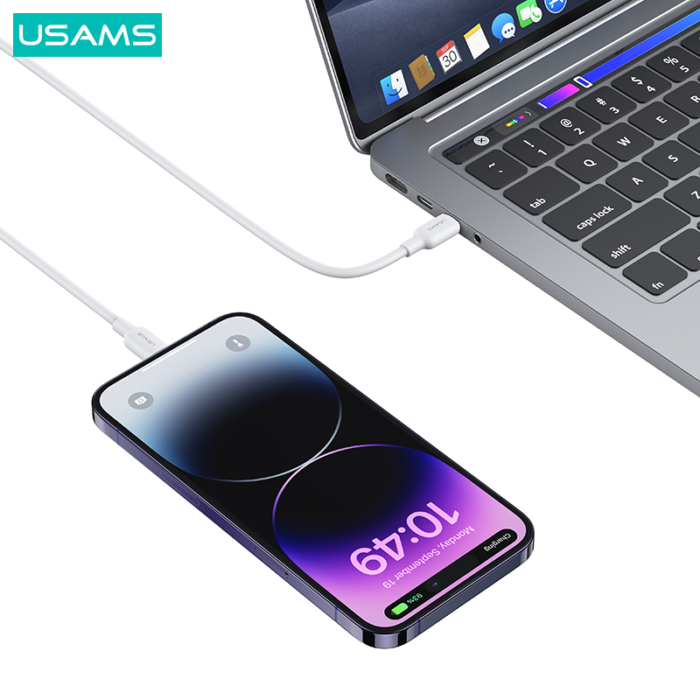 USAMS Кабел US-SJ610 U84 Type-C To iphone PD 20W 1m - Image 6