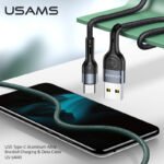 USAMS Кабел 1m Type-C US-SJ449 U55 зелен - Image 6