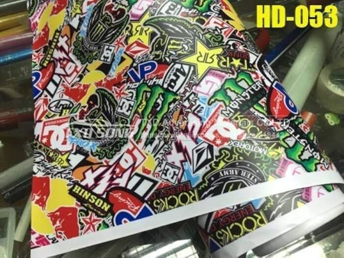 Printed Sticker Bomb Vinyl - Image 2