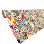 Printed Sticker Bomb Vinyl
