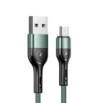 USAMS Кабел 1m Micro US-SJ450 U55 - зелен