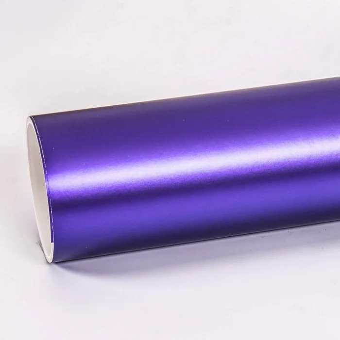 Low Tack Vinyl Chrome Matte Purple - Image 3