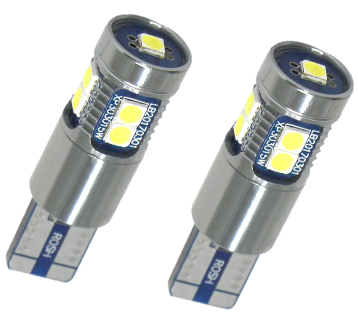 Авто сијалици лед W5W T10-3030-9B Non-Polarity сет од 2сијалици - Image 1