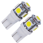 Авто сијалици лед W5W T10-5050-5C White сет од 2сијалици