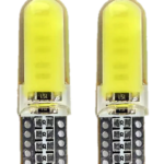 Авто сијалици лед W5W T10-COB-12A Gel White сет од 2сијалици