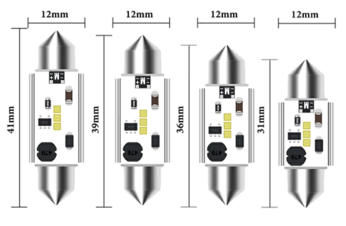 Сијалица лед C5W CSP сет 2 сијалици - Image 1