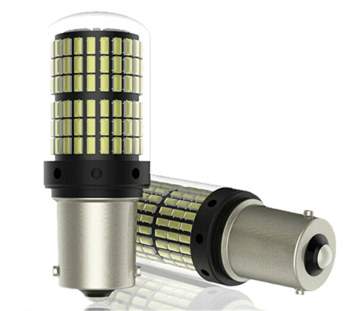 Авто сијалици лед P21W 1156 BA15S 180° сет од 2сијалици - Image 1