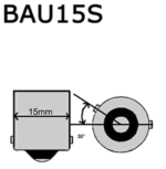 Авто сијалици лед PY21W 1156 BAU15S 150° сет од 2сијалици - Image 2