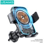 USAMS држач со безжичен полнач CD230 15W