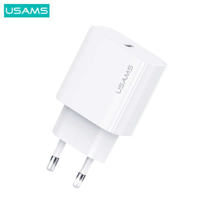 USAMS брз полнач CC226 PD20W со кабел SJ711 60W Type-C To Type-C - Image 1
