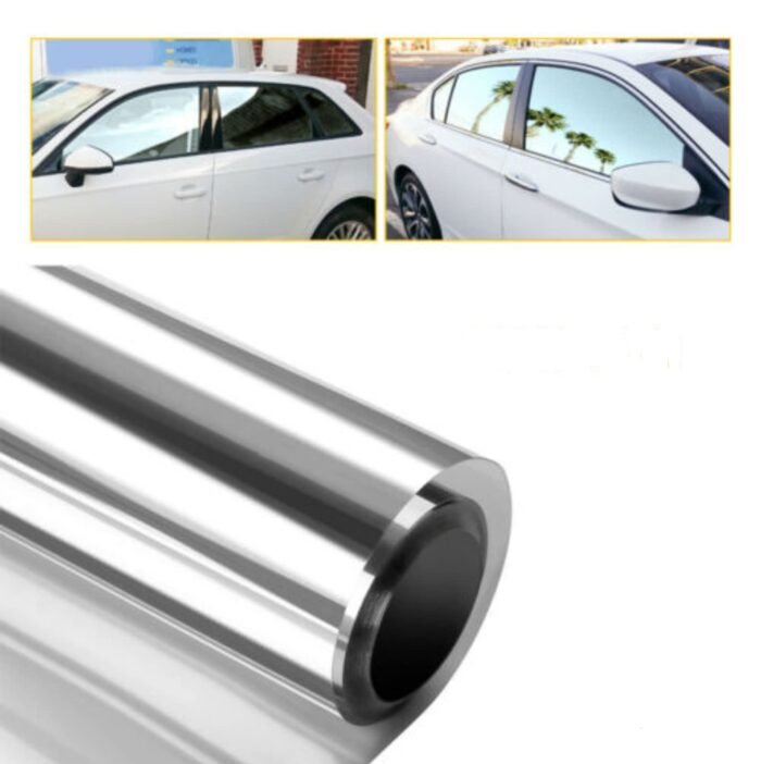 Mirror Silver Window Glass Film VLT 15% - Image 2