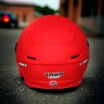 Кацига за мотор - PA523 со визир - црвена - Image 3