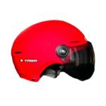 Кацига за мотор - PA523 со визир - црвена