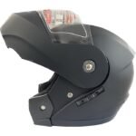 Кацига за мотор - 2402-3 црна / црвена МАТ