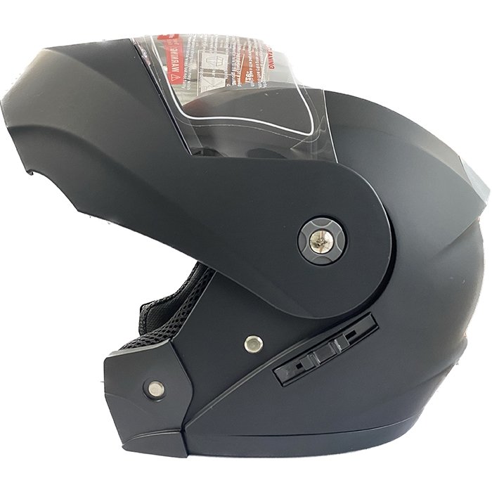 58690 Кацига за мотор - 2402-3 црна / црвена МАТ - Image 1