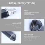 Мото ауспух PA545 - 35 см - КАРБОН - Image 2