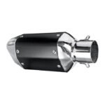 Мото ауспуха PA941 - 27 см - СИВА СО ЦРНА