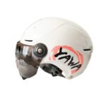 Кацига за мотор PA523 со визир - сјајно бела - Image 3