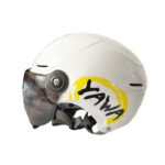 Кацига за мотор PA523 со визир - сјајно бела - Image 4